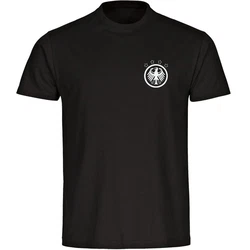 multifanshop T-Shirt Herren Deutschland Adler Retro Mnner Schwarz