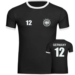 multifanshop T-Shirt Kontrast Germany - Adler Retro Trikot 12