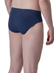 Skiny Slip Herren Brasil Slip Cooling Deluxe Dunkelblau/Blau/Hellblau