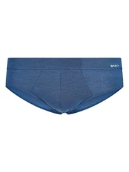 Skiny Slip Herren Brasil Slip Cooling Deluxe Dunkelblau/Blau/Hellblau