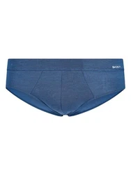 Skiny Slip Herren Brasil Slip Cooling Deluxe Dunkelblau/Blau/Hellblau