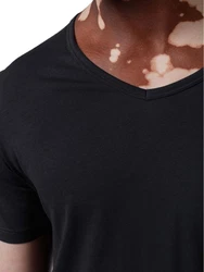 Skiny Unterhemd V-Shirt 2er Pack schwarz