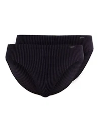 Slip Herren Brasil Slip 2er Pack Cotton Advantage (Packung, 2-St) gerundeter Beinausschnitt