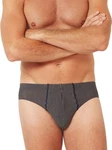 HUBER Slip Herren Brasil Selection Grau/Braun/Rot/Dunkelgrau/Rosa