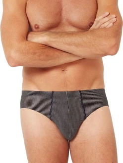 HUBER Slip Herren Brasil Selection Grau/Braun/Rot/Dunkelgrau/Rosa