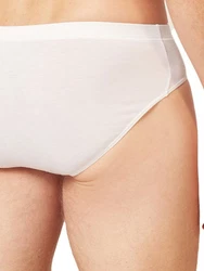 HUBER Slip Herren Brasil Selection Creme/Weiß