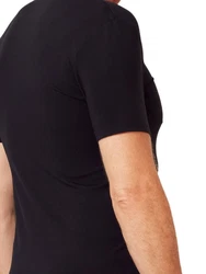 HUBER Unterziehshirt Herren V-Shirt kurzarm hautnah Cool Lyocell 