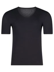 HUBER Unterziehshirt Herren V-Shirt kurzarm hautnah Cool Lyocell 