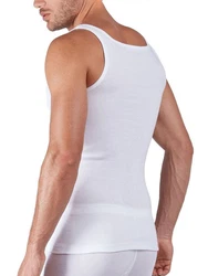 HUBER Achselhemd Herren Achselshirt Cotton Fine Rib 