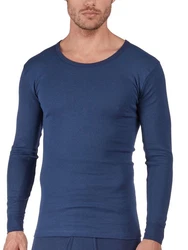 HUBER Unterhemd Herren Shirt langarm Cotton Fine Rib 
