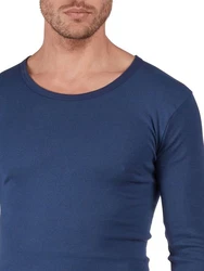 HUBER Unterhemd Herren Shirt langarm Cotton Fine Rib 