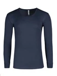 HUBER Unterhemd Herren Shirt langarm Cotton Fine Rib 