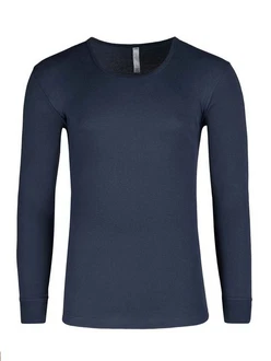 HUBER Unterhemd Herren Shirt langarm Cotton Fine Rib