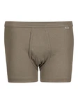 HUBER Retro Pants Herren Pant kurz mit Eingriff Cotton Fine Rib Khaki/Braun/Dunkelgrün
