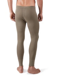 HUBER Lange Unterhose Herren Cotton Fine Rib Khaki/Braun