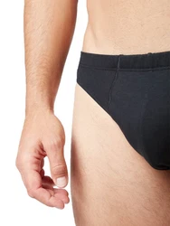HUBER Slip Herren Brasil Slip 2 Pack Schwarz/Braun