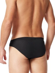 HUBER Slip Herren Brasil Slip 2 Pack Schwarz/Braun