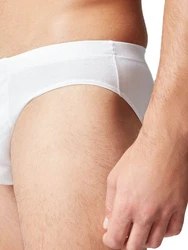 HUBER Slip Herren Brasil Slip 2 Pack Weiß/Creme
