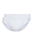 HUBER Slip Herren Brasil Slip 2 Pack Weiß/Creme