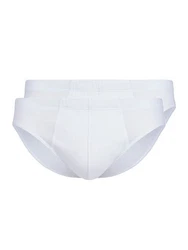 HUBER Slip Herren Brasil Slip 2 Pack Weiß/Creme