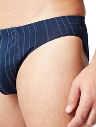 HUBER Slip Herren Brasil Slip 2 Pack Dunkelblau/Hellblau