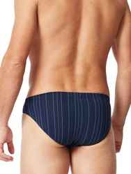 HUBER Slip Herren Brasil Slip 2 Pack Dunkelblau/Hellblau