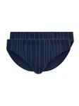 HUBER Slip Herren Brasil Slip 2 Pack Dunkelblau/Hellblau