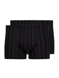 HUBER Retro Pants Herren Pant 2er Pack Schwarz/Lila