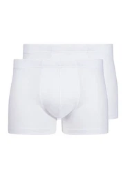 HUBER Retro Pants Herren Pant 2er Pack Weiß/Creme