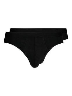 HUBER Slip Herren Brasil 2er Pack Schwarz