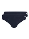 HUBER Slip Herren Brasil 2er Pack Dunkelblau