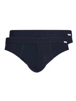 HUBER Slip Herren Brasil 2er Pack Dunkelblau