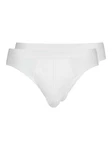 HUBER Slip Herren Brasil 2er Pack Weiß/Creme