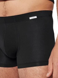 HUBER Retro Pants hautnah Soft Modal Schwarz