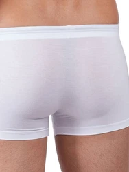 HUBER Retro Pants hautnah Soft Modal Creme/Weiß