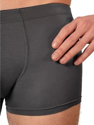 HUBER Retro Pants hautnah Soft Modal Dunkelgrau/Braun/Grau/Rosa/Schwarz