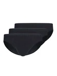 HUBER Slip Herren Brasil Slip 3er Pack  Schwarz/Dunkelblau