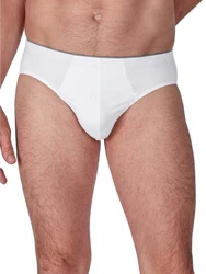 HUBER Slip Herren Brasil Slip 3er Pack  Weiß/Creme
