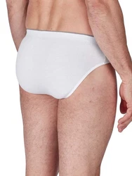 HUBER Slip Herren Brasil Slip 3er Pack  Weiß/Creme