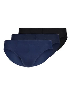 HUBER Slip Herren Brasil Slip 3er Pack 