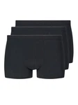 HUBER Retro Pants Herren Pant 3er Pack Schwarz/Dunkelgrau/Dunkelblau