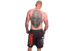 YAKUZA Boardshorts Trouble Rot/Dunkelrot/Schwarz/Rosa