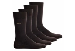 BOSS Kurzsocken Herren Socken 4P RS Uni CC 