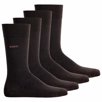 BOSS Kurzsocken Herren Socken 4P RS Uni CC