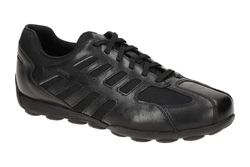 Geox Schnürschuh Sneaker (U45GXA) Schwarz/Dunkelgrau/Grau/Dunkelblau