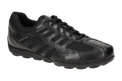 Geox Schnürschuh Sneaker (U45GXA) Schwarz/Dunkelgrau/Grau/Dunkelblau