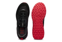 HUGO Sneaker Kane grau/feuerrot/schwarz