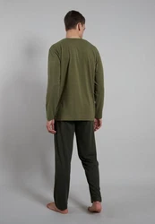 CECEBA Pyjama Herren grün