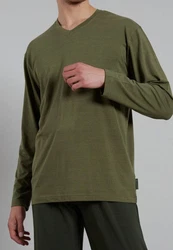 CECEBA Pyjama Herren grün