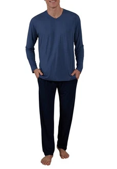 CECEBA Pyjama Herren blau CECEBA Pyjama Herren blau